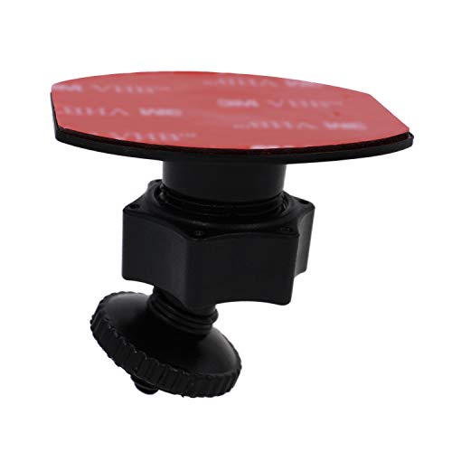 iSaddle CH01B 1/4"-20 Thread Camera Mini 3M Double-Sided Adhesive Mount Tripod Holder Universal In Dash Cam Mount Holder