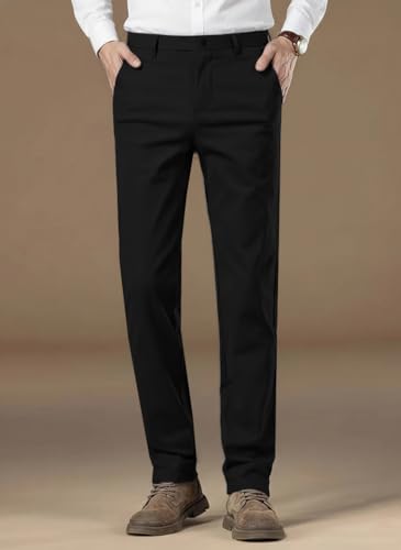 Image of TOPLOT Men's Premium Regular Fit Trousers | Lightweight Durable Fabric | Utility Pocket Design | Comfortable Waistband | Perfect for Office, Travel, Casual Outings (5279)