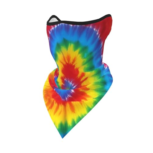 HUIopq Dye Hippies - Máscara deportiva con estampado de cara para correr y esquiar para protección al aire libre, polaina térmica para el cuello, color negro