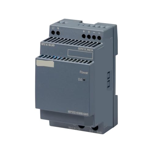 Alimentation stabilisée 24VDC 2.5A contre les pannes réseau rail DIN 6EP3332-6SB00-0AY0