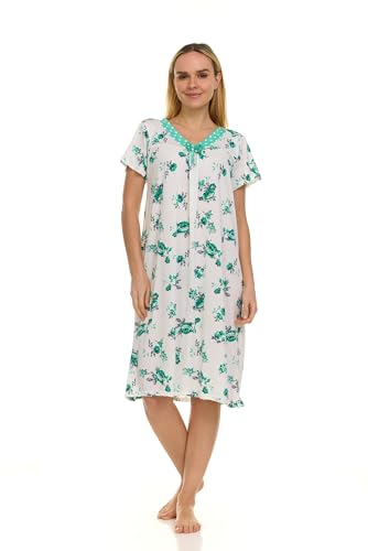 Image of Womens Nightgowns Sleepwear Soft Pajama Dress Nightshirts