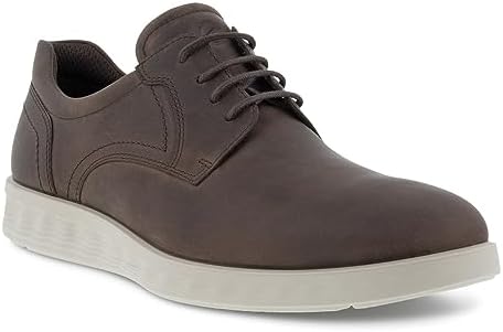 ECCO Men's S Lite Hybrid Plain Toe Tie Oxford, Coffee Nubuck, 10-10.5 | Image 3