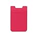 6 Farbe Anhaftende Aufkleber Mobile Back-Karten-Mappen-Kasten-Gutschrift Identifikation-Kartenhalter-Handy-Kartenhalter Tasche 5,8 X 8,8 cm (Color : Red)