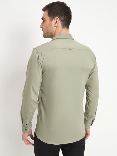 Image of Men's Soft Stretchable Fabric Regular fit Casual Shirt.