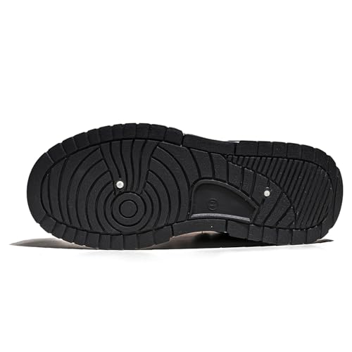 Exusiai Men Chunky Sneakers Fashion Star Y2K Shoes Platform Dad Shoes Comfortable White&Black Loafers4