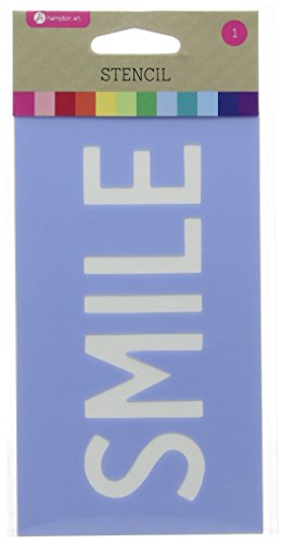 Hampton Art Stencil 3.5-Inch X 15,2 cm Sonrisa, acrílico, Multicolor