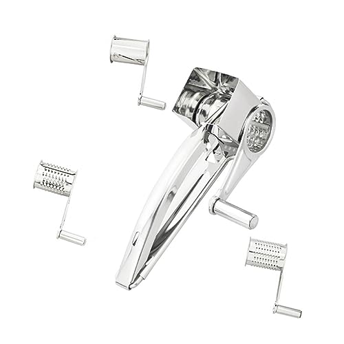 Set de 5 Ralladores Giratorios de Acero Inoxidable para Queso miniatura 1