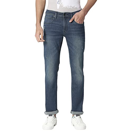 Image of Pepe Jeans Men's Mid Rise Regular Fit Jeans