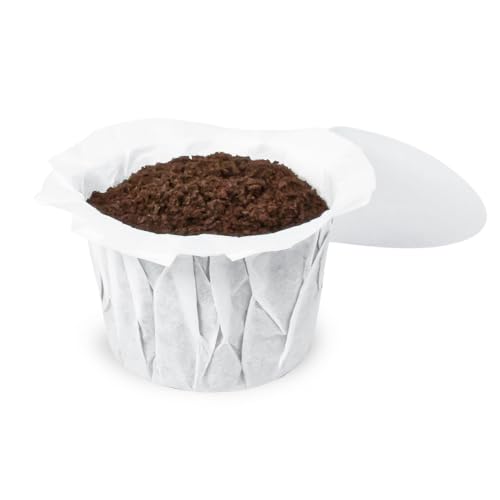 Image of Perfect Pod EZ-Cup Paper Filters with Lid for Reusable Coffee Pods, 200 Ct