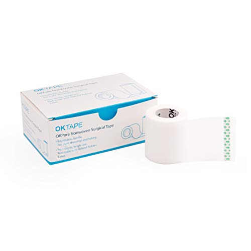 OK TAPE OKPore Medical Surgical Tape Nonwoven, 6 Rolls, 2*10yds