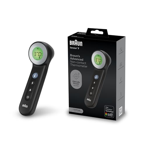 Braun Sensian 7 Forehead non-contact thermometer Black
