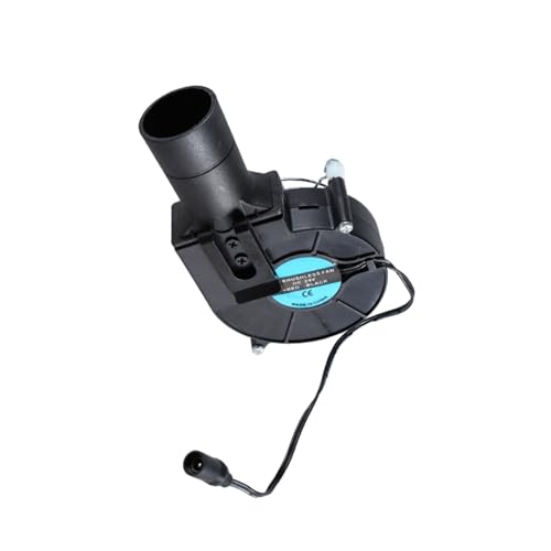 RETUOLWAG Ventilador portátil 9733 de 24 V con boquilla de clip de metal, sin escobillas, 5000 rpm, 40 CFM, ventilador para construcción y uso al aire libre