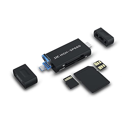 JJC Huawei Nano Memory NM Card Reader Writer, USB 3.0 USB-C Type-C to NM Nano Memory SD MicroSD Card, Data Transfer Speed up to 90MB/S for Huawei Smartphone and Laptop