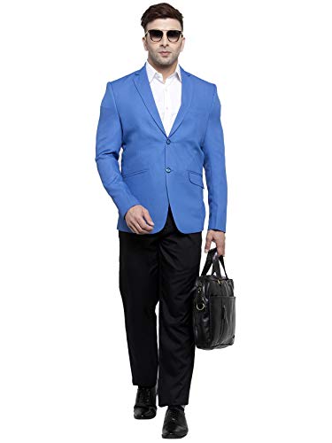 Image of WINTAGE Men's Polyester Cotton Festive and Casual Blazer Coat Jacket