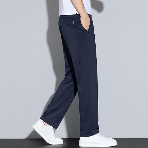 Meshirons - Ice Silk Mesh Panel Casual Pants, Meshirons Mens Pants for Men Over 552