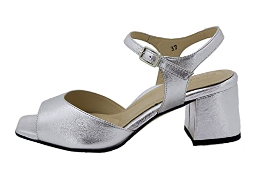 Sandale talon cuir noir PieSanto femme nu-pied confortable été