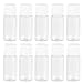 Produktbild Minkissy 25 Stück Mini Plastik Flaschen Leere Nachfüllbare Reiseflaschen Kosmetik Hygiene Reinigung Flüssigkeiten Shampoo Lotion Seifenspender Flaschen 10ml