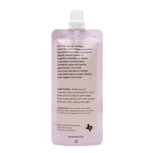 Hyve Overtime Multi Surface Cleaner, Lavender & Bergamot, 2 Fluid Ounces Concentrate #TOP1