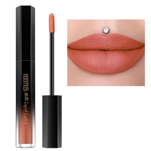 Cinnamon Lipstick Long Lasting, Matte Liquid Lipsticks for Women Non