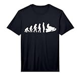 Snowmobile Evolution T-Shirt I Funny Sled Rider Braap...