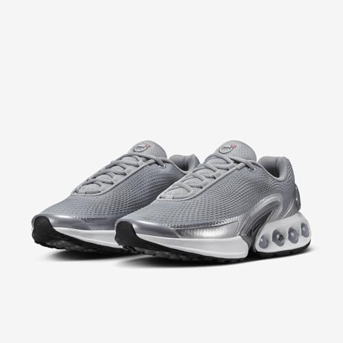 Nike Air Max Dn Premium Women's Shoes (HJ9638-001, Silver/White/Black/Metallic Silver) Size 10