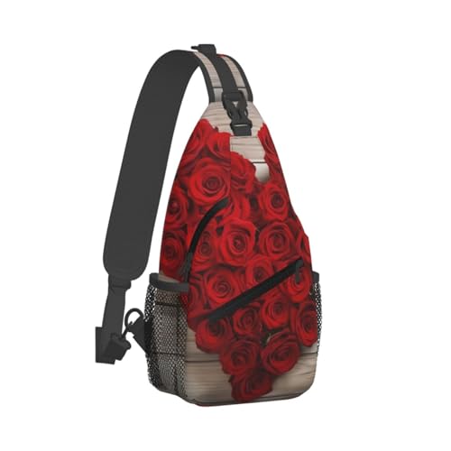Morrales Cruzados estilo Heart-Shaped Roses para Hombre y Mujer miniatura 2