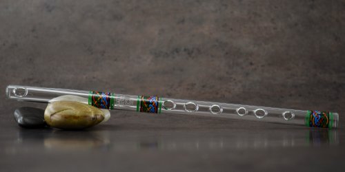 Hall Crystal Flute 11293 - Inline Glass Piccolo in C - Lurgan Celtic
