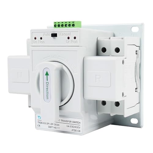 Inverseur de source automatique ATS 4P avec commutation manuelle 32A - 3