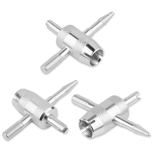 Image of Notoke 3 PCS 4-in-1 Valve Core Tool Tire Valve Tools, Multifunctional Valve Stem Removal Tool Tire Valve Stem Tool, Valve Stem Puller Valve Stem Removal Tool for Bicycle Bike Automobile Car