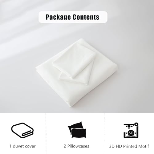 Parure de lit chic moderne en microfibre de literie supérieure 140x200