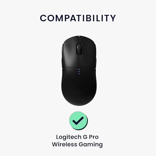 kwmobile muis voeten sticker compatibel met Logitech G Pro Wireless Gaming - Computermuis glijder - Stickers in zwart - Afbeelding 3