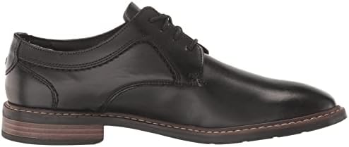 Nunn Bush Men's Hayden Plain Toe Oxford Dress Casual Leather Lace Up Shoes, Black, 10 Wide | Image 5