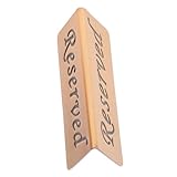 PHENOFICE Reserviertes Tischschild aus Elegantes Schild für Restaurants mit Retro Design Langlebig und Installieren für Hochzeiten und Veranstaltungen