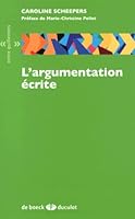 L'argumentation écrite 2801117358 Book Cover