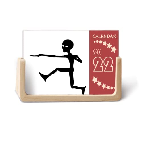 Calendrier de bureau 2022 Universe Alien, idée cadeau originale pour geek