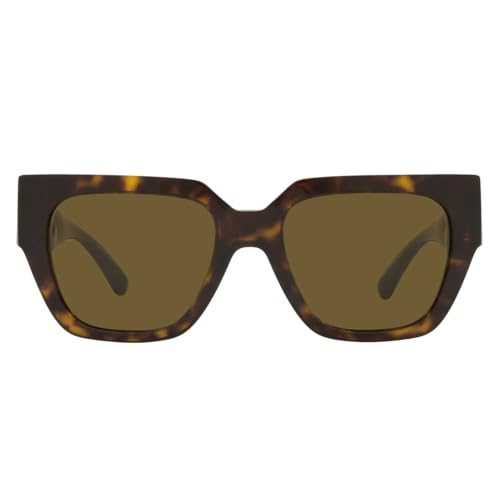 Versace VE 4409F 108/73 Brown Plastic Square Sunglasses Brown Anti-Reflective Lens2