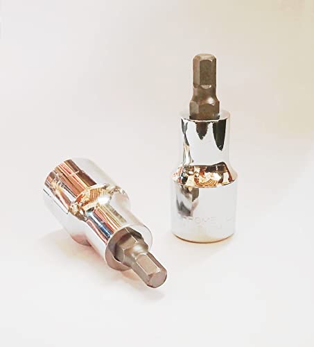 Image of 1 /2 inch Drive Allen Hex Bit Socket, 6 MM, Chrome Vanadium Steel, Heavy Duty, Anti-Slip & Anti-Corrosion, Workshop & Garages
