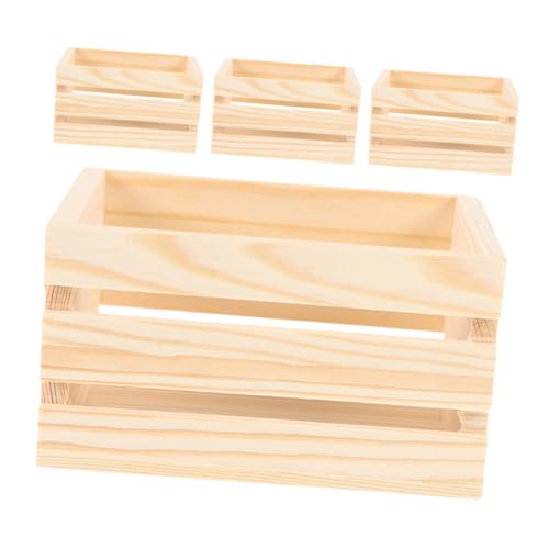 Cagettes miniatures en bois de poupée pour animer une cuisine ou une mini épicerie