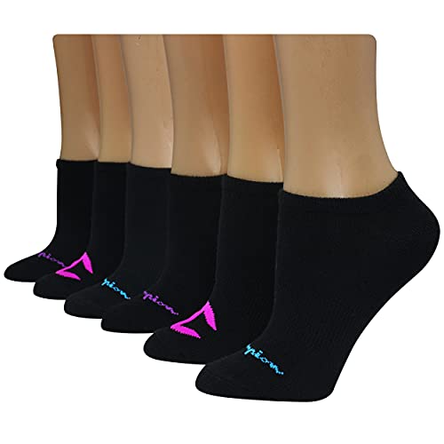 Image of Champion Women's Low Cut Beathable Moisture-Wicking Athletic Socks (6-Pack)