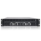 Sound Town 4-Channel 4 X 750W at 4-ohm, 6000W Peak Output Professional Power Amplifier (NIX-6000X4)