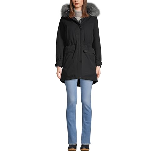 Lands' End Women's Expedition Waterproof Down Winter Parka with Faux Fur Hood
