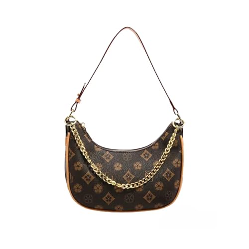 Xehuro Hobo Bag Crescent Bag Handbags and Purses with Gold Purse Chain