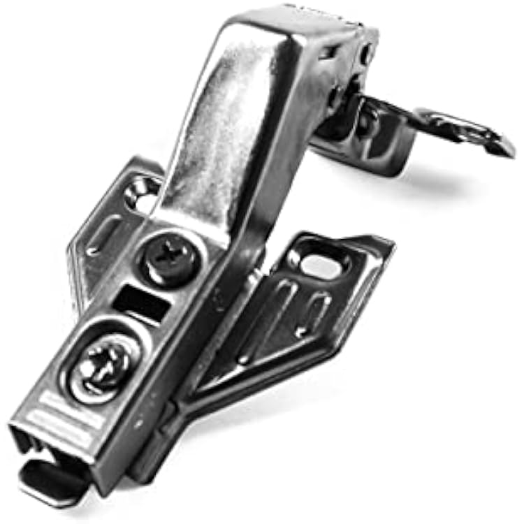 Berta (4 Pieces) +45 Degrees Dioganal Overlay, Soft Closing Face Frame Concealed Kitchen Cabinet Door Hinges with Screws
