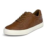 Men's Leather Dress Sneakers Fashion Simple Soft Casual Shoes for Men Low Top Business Casual Shoes