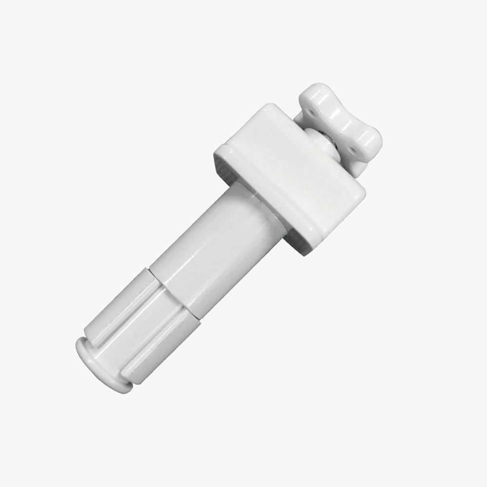 Amazon | ポール用備品 強風用回転頭 （白） （直径25mmの4m、5mポール