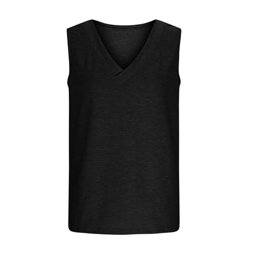 Girls V Neck Tank Tops Sleeveless T-Shirts Loose Tunic Blouses Athletic Sports Tees Cotton Solid Tank Tops Summer Tees4