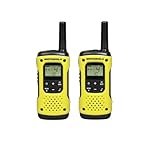 Motorola Solutions - T92 H20 Pack, Walkie Talkie, ...: Uso libre, sin licencias, sin cuota 8 canales y 121 subcanales IP67 : Sumergible hasta 1 metro durante 30 minutos Función de escaneado, aviso por vibración, Roger Beep. Clip de cintura con silbato. Modo manos libres iVOX. Botón naranja para llamadas ...