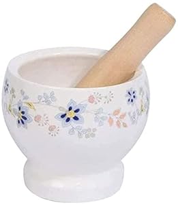 Gajyfcl DE24 Ceramic Mortar & Pestle Set