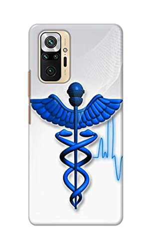 Image of Printed Hard Back Cover Case for Mi Redmi Note 10 Pro | Mi Redmi Note 10 Pro Max Back Cover (Medical Doctor) -1803