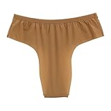 [ティーエム] ユニセックス uniSeX GMF WideBace ハイウエスト Tバック ブルマ ML ビキニ ブリーフ ジェンダーレス ユニ(BE-ベージュ、M)